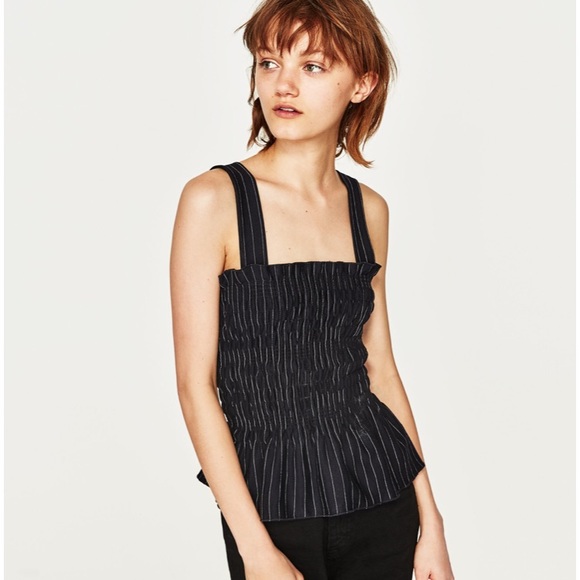 Zara Tops - 2/$20 Zara Pinstripe Top